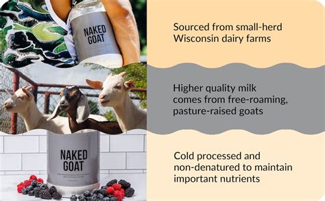 Amazon Naked Goat Vanilla Protein Powder Pasture Fed Goat Whey Protein Powder From Small