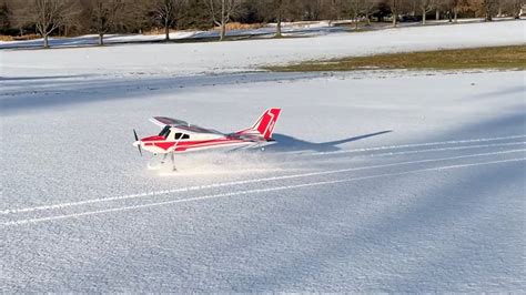 Arrows Bigfoot RC Plane With Custom 3D Printed Snow Skis YouTube