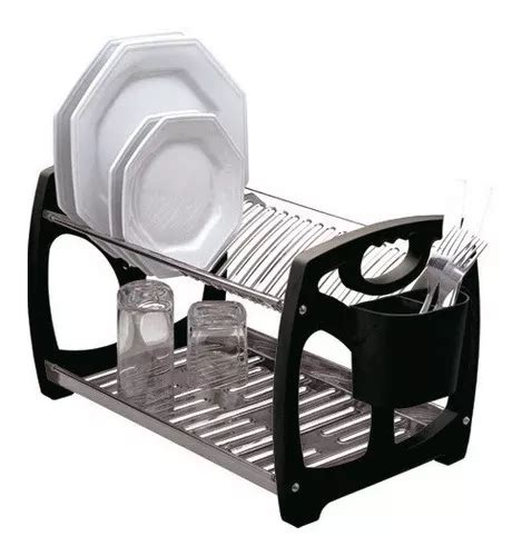 Soporte Para Platos Y Cubiertos De Acero Inoxidable Para 16 Platos Y