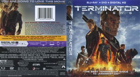 Terminator Genisys Blu Ray Dvd Cover Label R