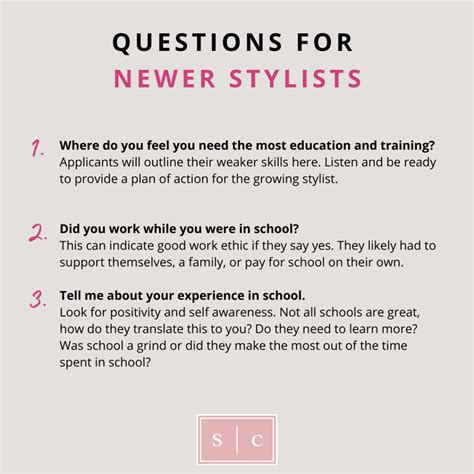 Hair Stylist Interview Questions For Both Stylists Owners