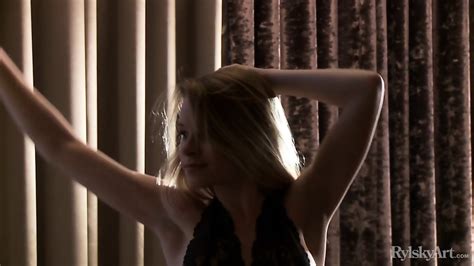 Stunning Blonde In Stockings