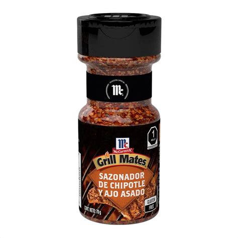 Sazonador Mccormick Grill Mates Chipotle Y Ajo A La Parrilla G Walmart