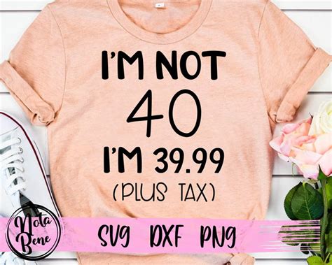 I Am Not I Am Plus Tax Svg Funny Th Birthday Etsy