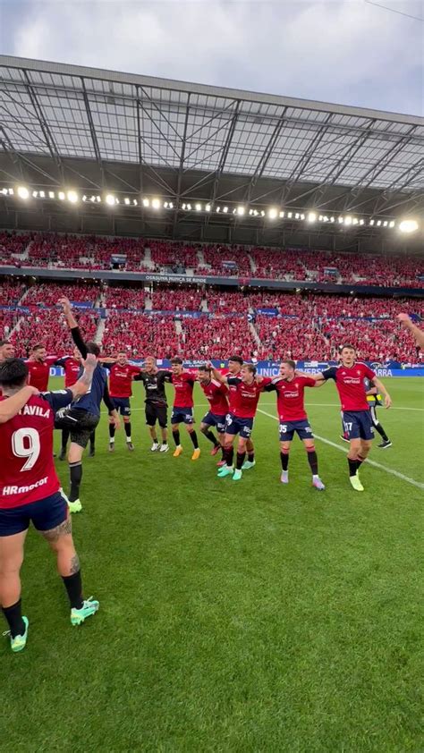 Marca On Twitter Fiesta Grande En Osasuna No Es Para Menos