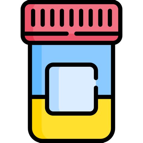 Urine Test Special Lineal Color Icon