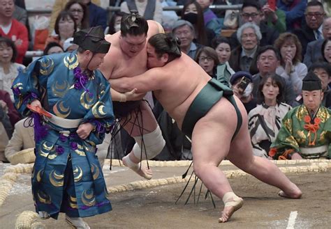 Yokozuna Terunofuji Upset On Opening Day Of Spring Basho JAPAN Forward