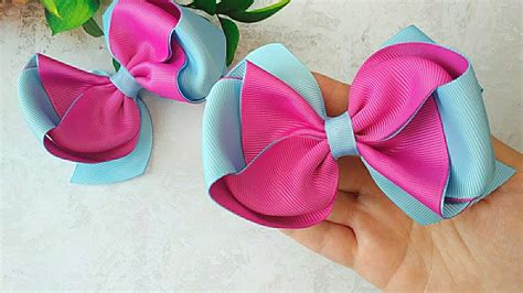 How To Make Girls Hair Bows 🎀 Bows For Hair 🎀 How To Make Bows From
