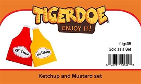 Tigerdoe Couples Costumes Ketchup And Mustard Hats Funny