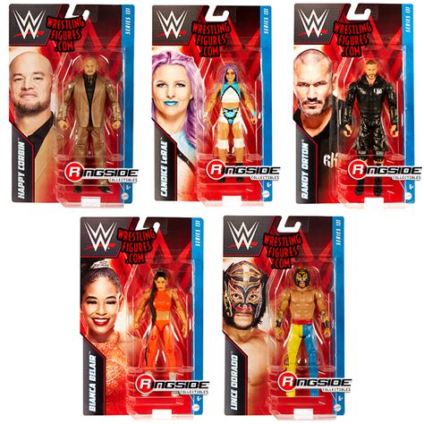 Wwe Series 131 Toy Wrestling Action Figures By Mattel This Set Includes Candice Lerae Randy