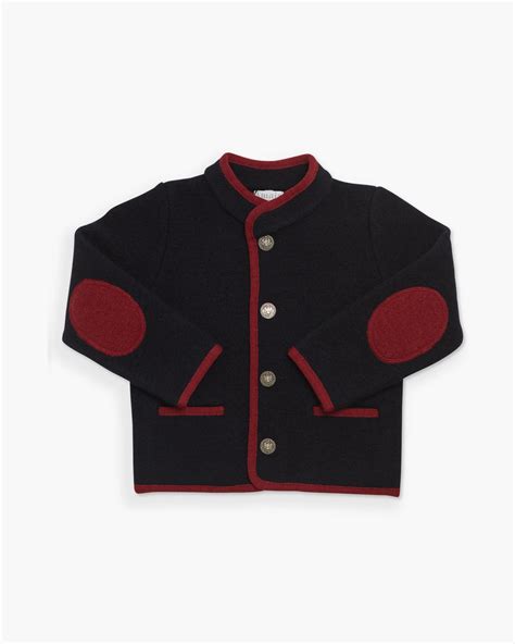 Amaia Kids Austrian Wool Jacket in Navy — UFO No More