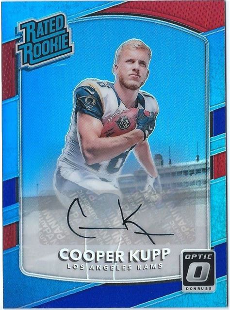 Future Watch Cooper Kupp Rookie Football Cards Rams