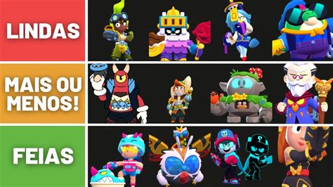 Ranqueando Todas Skins Do Modo Ranqueado Do Brawl Stars Tier List