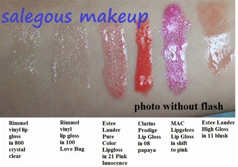 Salegous Makeup: Lip Gloss Swatches: Rimmel vinyl lip gloss in 800 ...