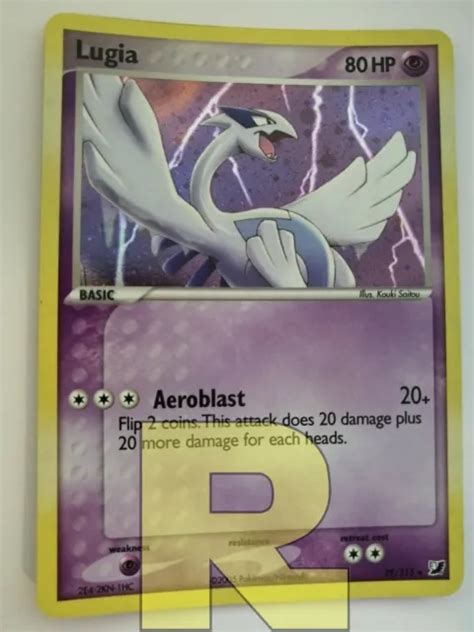 LUGIA EX SECRET Forces 29 115 Rare Holo Foil Pokemon English EX