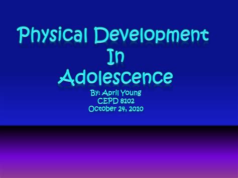 Adolescent Sexuality