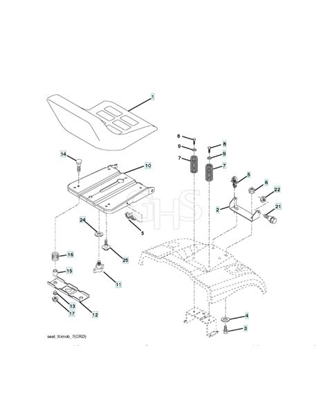 Husqvarna Cth2642Te Seat GHS