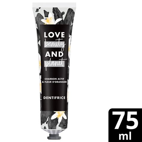 LOVE BEAUTY AND PLANET Dentifrice blancheur détox au charbon actif et