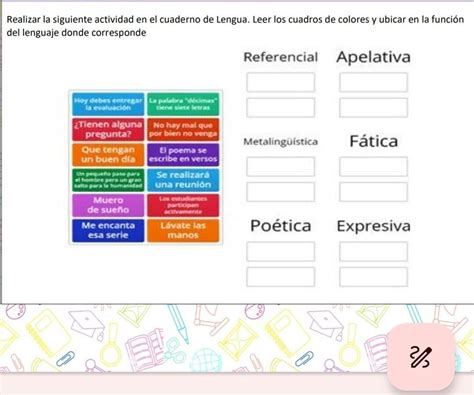 Realizar La Siguiente Actividad En El Cuaderno De Lengua Leer Los