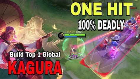 Kagura One Hit Build Magic Burst Damage Build Top Global Kagura