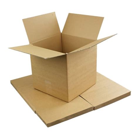 25pcs Regular Slotted 230 X 230 X 230mm Mailing Box Brown Stanley