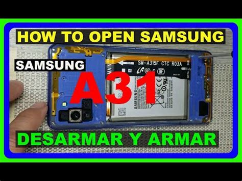 Diy Como Abrir Cambiar Lcd Display Pantalla Samsung Galaxy A A G