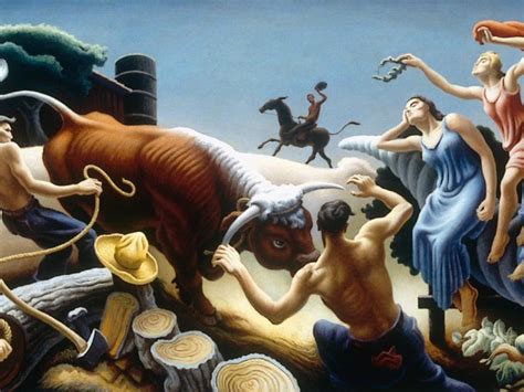 Thomas Hart Benton The Making Of A Mural Thomas Hart Benton Kansas