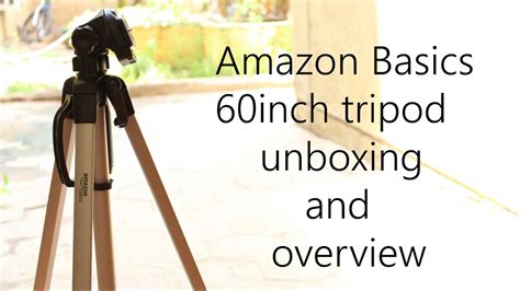 Amazon Basics 60inch tripod unboxing and overview Geekytamizha தமழ