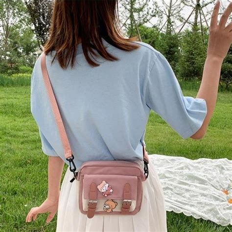 5 Colors Student Messenger Bag Canvas Woman Shoulder Bag Cute Korean