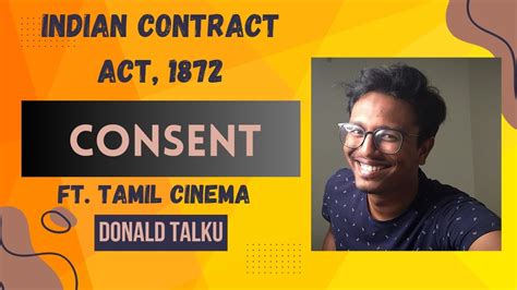 What Is Consent According To Indian Contracts Act Ft Tamil