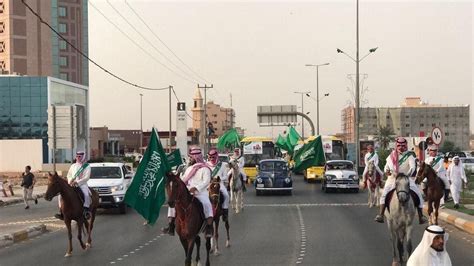 In Pictures How Saudi Arabia Celebrated Its 87th National Day Al Arabiya English