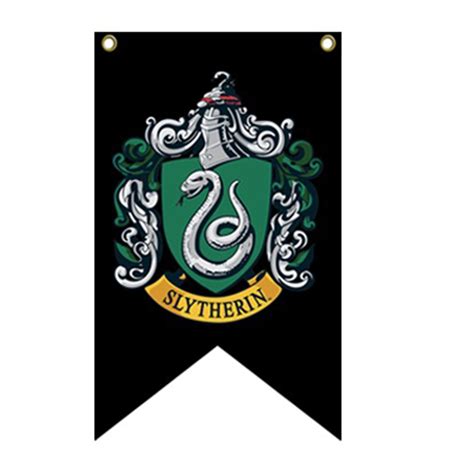 Harry Potter Slytherin House Banner Flag - Otakucollect