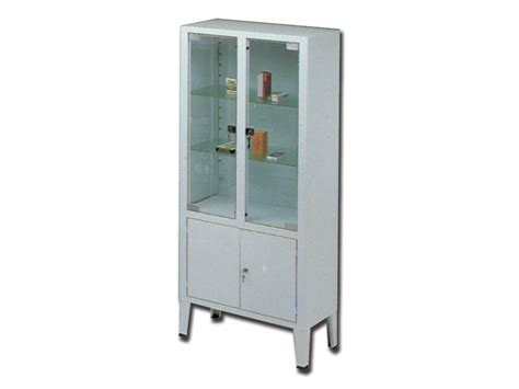 Cabinet 4 Doors Tempered Glass