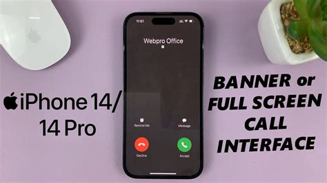 Iphone Pro How To Change To Banner Full Screen Incoming Call