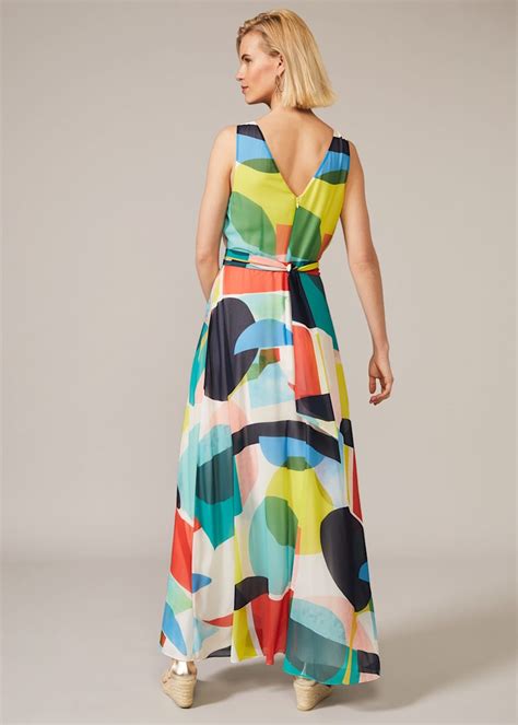 Ida Abstract Print Maxi Dress Phase Eight Uk