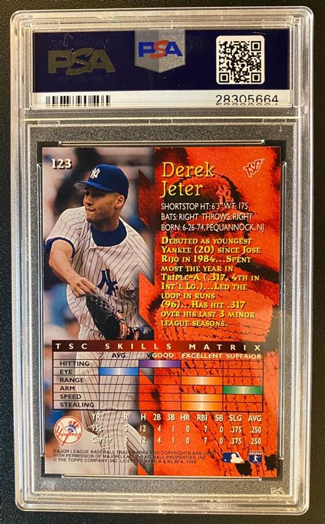 Topps Stadium Club Derek Jeter Mantle Cereal Box Psa Gem Mt Low