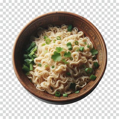 Premium PSD Noodle In The Vintage Bowl Transparent Background