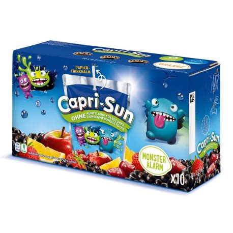 Capri Sun Monster Alarm Poche 20 Cl 10 Poches