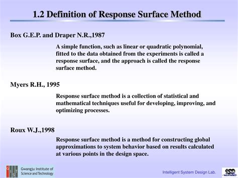 Ppt Response Surface Methodology Powerpoint Presentation Free