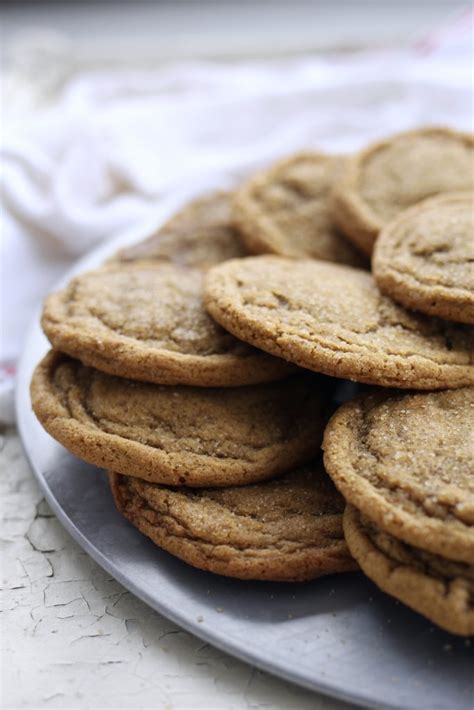 Giant Ginger Cookies A Bountiful Kitchen