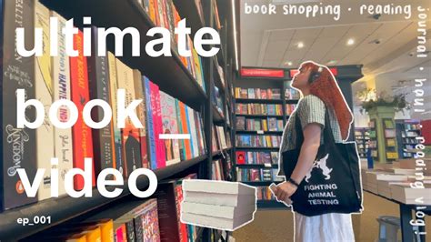 ULTIMATE BOOK VIDEO Book Shopping Haul Starting A Reading Journal