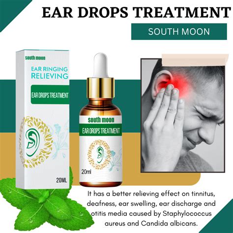 Original Tinnitus Liquid Ear Drops Infection Treatment Cleaning Liquid