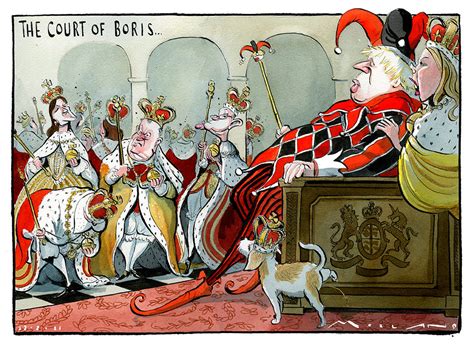 Political Cartoon On Twitter Morten Morland On Borisjohnson