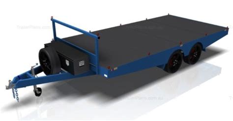 48m Flat Top Trailer Plan Trailer Plans Planbuildsave