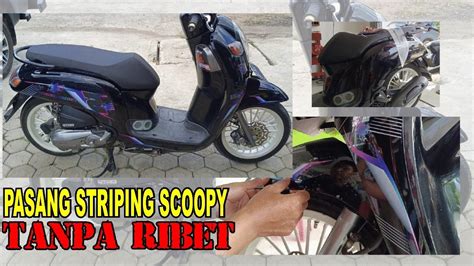 Pasang Skotlet Scoopy Decal Scoopy Striping Scoopy Transparan