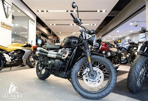 NEW Triumph Scrambler 900 Stealth Edition Motorbikes Tig Gg