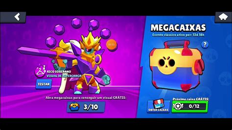 N O Acredito Que Consegui Isso Numa Mega Caixa No Brawl Stars Youtube