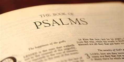 Psalms The Prayer Book Of The Bible