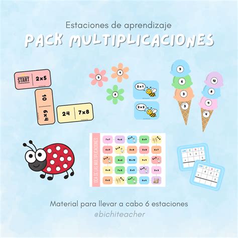 Pack MULTIPLICACIONES Kumubox