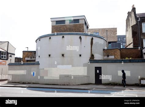 Deep Level Shelter Building On Clapham Common High Street London UK